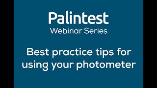 Best practice tips for using your Palintest Photometer [upl. by Philbrook519]