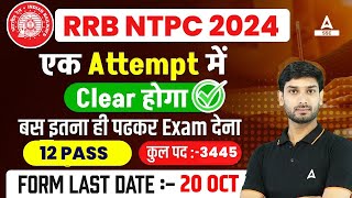 RRB NTPC 2024 Preparation Strategy  एक Attempt में कैसे Clear करे  By Ashutosh Sir [upl. by Oswell486]