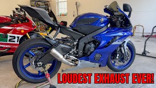 FULLY MODIFYING MY YAMAHA R6  SC PROJECT EXHAUST  MORE [upl. by Enomrej]