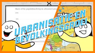 Natuurlijke bevolkingsgroei Migratie en Urbanisatie  Aardrijkskunde Uitleg [upl. by Anrym]