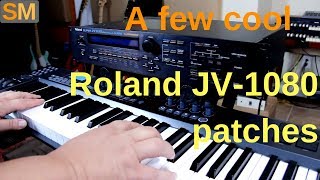 A few cool Roland JV1080 patches [upl. by Ahtenak235]