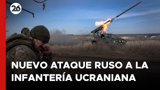 Nuevo ataque ruso a la Infantería ucraniana en la guerra [upl. by Socher280]