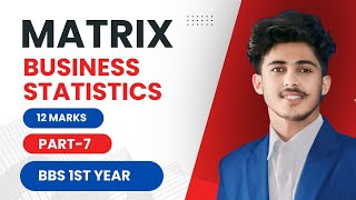 matrix part 7 BBS 1st Year Business Statistics  solve equation by matrix method [upl. by Mellman]