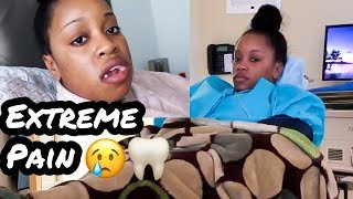 WISDOM TEETH REMOVAL VLOG  RECOVERY [upl. by Macdonald801]