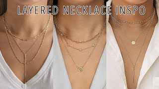 Style Inspo Layered Necklace Looks [upl. by Aldo]