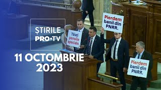 Știrile PRO TV  11 octombrie 2023 [upl. by Carline]