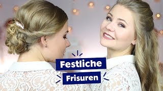 Festliche Frisuren selber machen I DominoKati [upl. by Akihsan517]