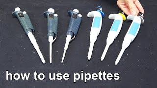 How to Use Micropipettes  Techniques Demonstration [upl. by Ogu]