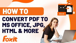 How to convert PDF to MS Office files image files and more  PDF to Word PDF to XLS PDF to PPT [upl. by Berardo]