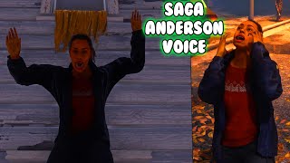 Saga Anderson Voice [upl. by Odlanra]