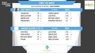 East Bierley CC 1st XI v Hanging Heaton CC 1st XI [upl. by Aber]