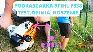 Podkaszarka Stihl FS 38 Test Opinia Koszenie Kosa  Na Działce odc81 MajsterAmator [upl. by Olimac831]