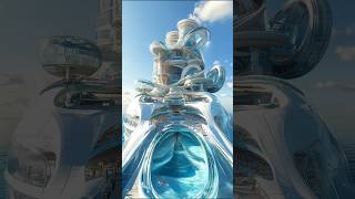 AI Art Shorts Future Life on Water aishorts [upl. by Enimsay]