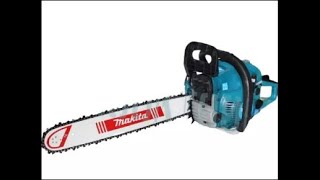 Makita  5800 Chain saw how to assemble amp start [upl. by Skyler142]