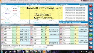 English  Horosoft Professional 50 Additional Significators [upl. by Hayikaz]