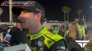 Ryan Blaney Crashes Out Of Daytona Duel quotIm Pied And I Have Every Right To Be Piedquot [upl. by Balf]