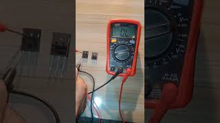 How to test IGBT using multimeter igbt multimeter viralshorts trending [upl. by Yngiram]