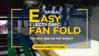 Easy Spiral Electronic Fan Fold The Only One [upl. by Kcirddet]