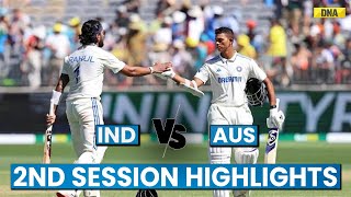 IND Vs AUS Highlights KL Rahul amp Yashasvi Jaiswal Give A Decent Start To India [upl. by Anallise614]