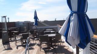 Video View of Birds Eye Rooftop Pool Bar at Beauport Hotel Gloucester [upl. by Robb110]