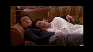 Friends  Bloopers vs Actual Scene  The Best Nap Ever [upl. by Areem495]