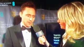 Interview with Tom Hiddleston at BAFTA 2015 London 08022015 [upl. by Mackay]