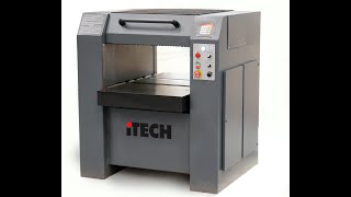 iTECH TH630 Thicknesser 630x300 m Capacity with Spiral Planer Block [upl. by Gould]