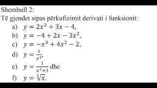 Shembull 2  Derivatet [upl. by Valaree]