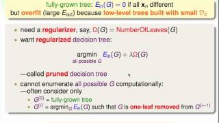 Decision Tree  Decision Tree Heuristics in CampRT  Machine Learning Techniques 機器學習技法 [upl. by Etnelav356]