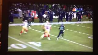 Seahawks vs 49ers fieldgoal block return [upl. by Kirkpatrick369]