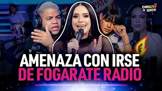 Filtran audio de Amelia Alcántara amenazando con irse de Fogarate Radio para siempre [upl. by Mitchael587]