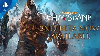 Warhammer Chaosbane  2nd Beta Launch Trailer  PS4 [upl. by Fawna]