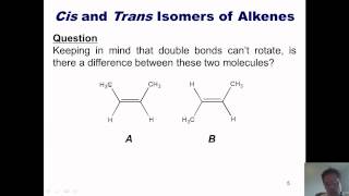 Chapter 3 – Alkenes Part 1 of 2 [upl. by Alli397]