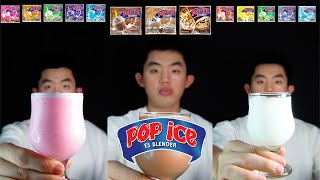 KOMPILASI MUKBANG BERBAGAI RASA MINUMAN SERBUK POP ICE [upl. by Paulson]