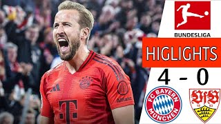 Bayern München  VfB Stuttgart 40 Highlights  Bundesliga  20242025 [upl. by Lerej353]