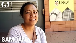 WIKITONGUES Sister Sooalo speaking Samoan [upl. by Jolenta]