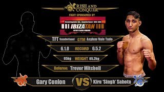 Rise and Conquer 5 Gary Conlon v Kiru Singh Sahota [upl. by Krista]