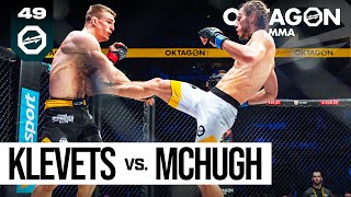 Ivan Klevets vs Jake McHugh  FULL FIGHT  OKTAGON 49 [upl. by Aerdnad484]