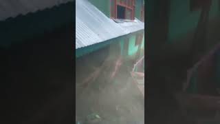 Houses damaged due to landslide in village Bedar in Mandi of Poonch District [upl. by Locklin]