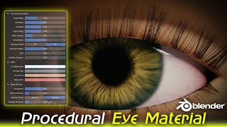 Procedural Eye Material In Blender [upl. by Trici]