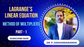 Lagranges  Method of Multiplier [upl. by Tice]