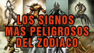 RANKING DE LOS SIGNOS MAS PELIGROSOS DEL ZODIACO 😨 [upl. by Eirolav]