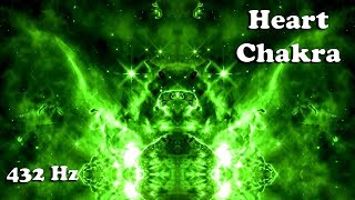 POWERFUL 432 Hz 4 HEART CHAKRA Activation and Balancing 15 minute meditation [upl. by Llenrahc159]