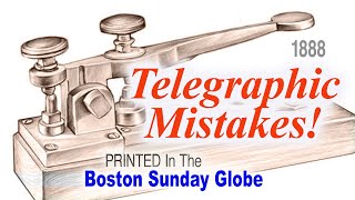 Telegraphic Mistakes [upl. by Presley]