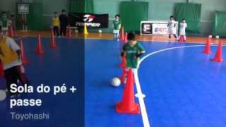 Espaço futsal sub 8 fundamentos básicos treino [upl. by Ainola695]