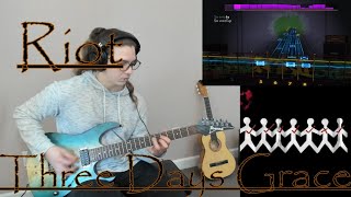 Three Days Grace  Riot  Rocksmith Lead [upl. by Ecnahoy]