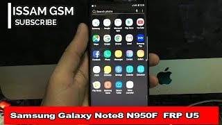 Samsung Galaxy Note8 N950F How To bypass FRP with Z3X and Combination B5 u5 [upl. by Nyad762]