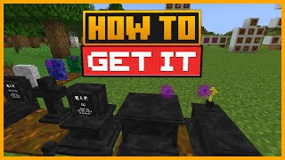 🟨 HOW to HAVE SOULS in the TOMBS in the CORAIL TOMBSTONE MOD in MINECRAFT [upl. by Ellehs99]