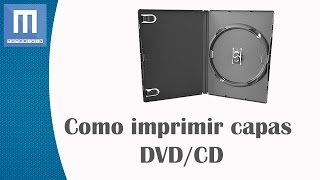 Como imprimir capas de DVDCD [upl. by Earised]