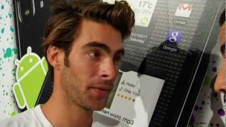 Interview Jon Kortajarena in Cibeles Fashion Week 2011 [upl. by Natalie]